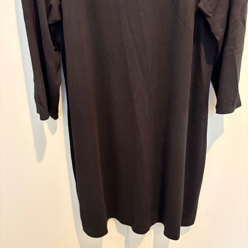 Tommy Bahama Darcy Dress Womens XL Black 3/4 Sleeve Shift UPF 30 SW621381 - Picture 6 of 15